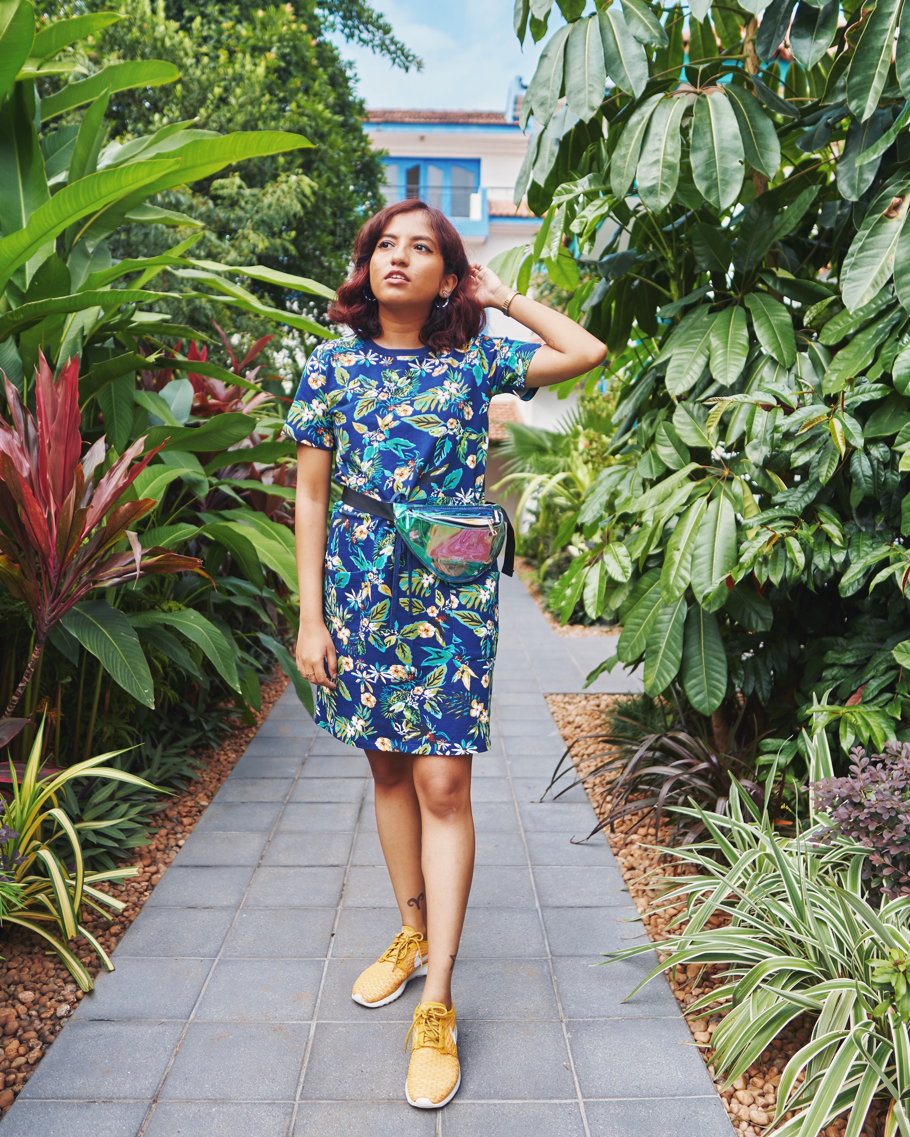 blend in | a laidback tropical vacation look