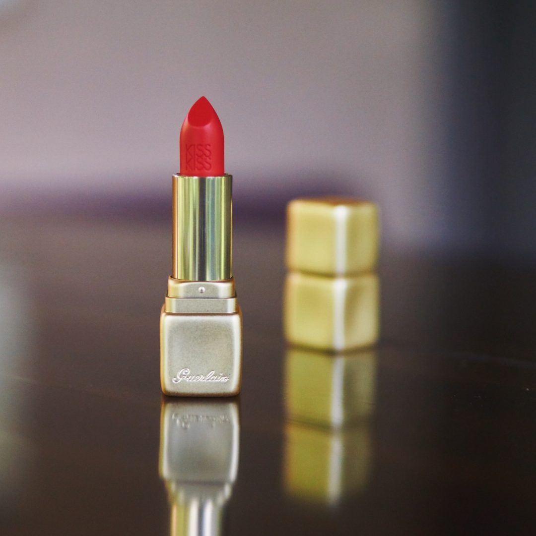 Guerlain KissKiss Matte Lipstick - Zesty Orange Review