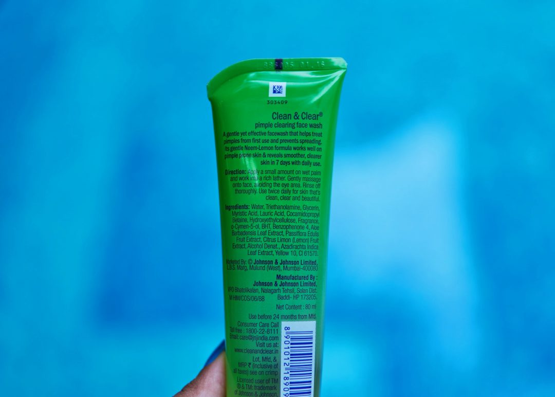 Clean & Clear Pimple Clearing Face Wash