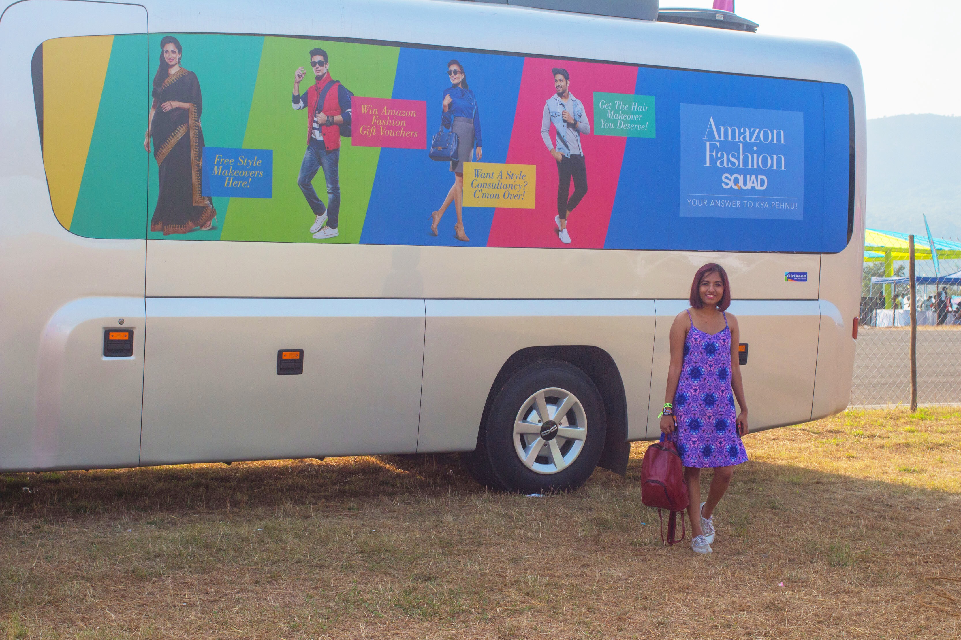 Amazon Fashion Squad Bus at EVC #kyapehnu